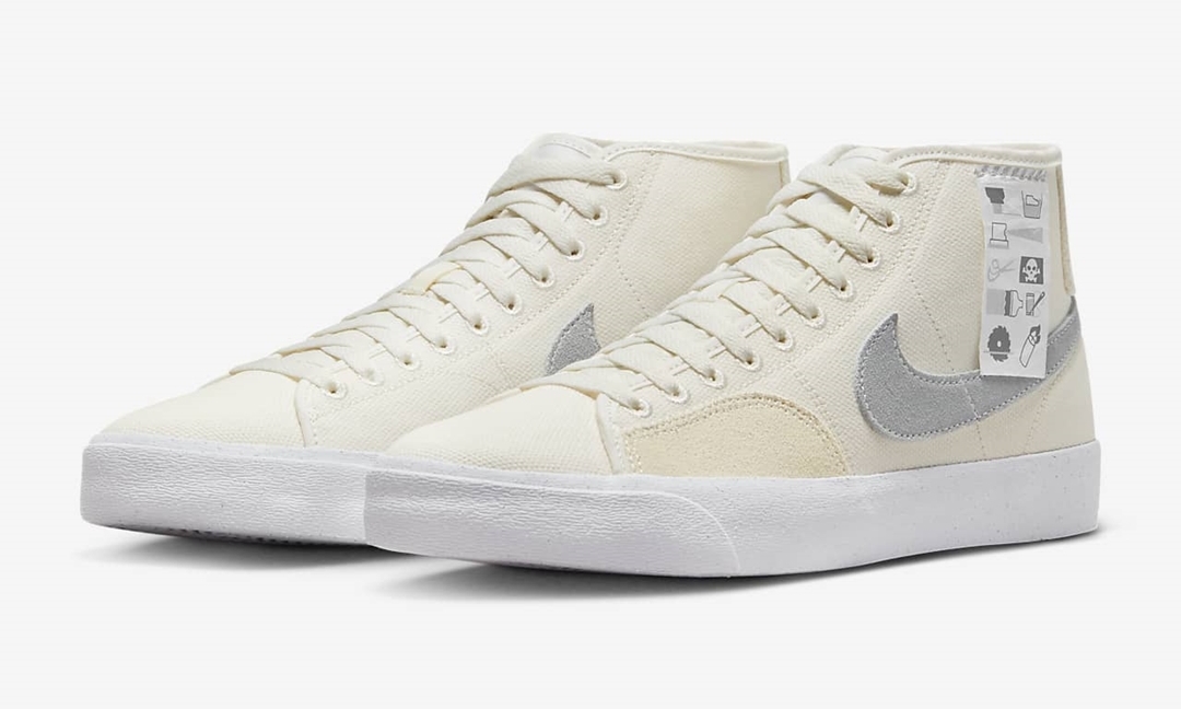 【国内 10/6 発売】ナイキ SB ブレーザー コート ミッド プレミアム “サミットホワイト” (NIKE SB BLAZER COURT MID PREMIUM “Summit White”) [DZ7635-110]