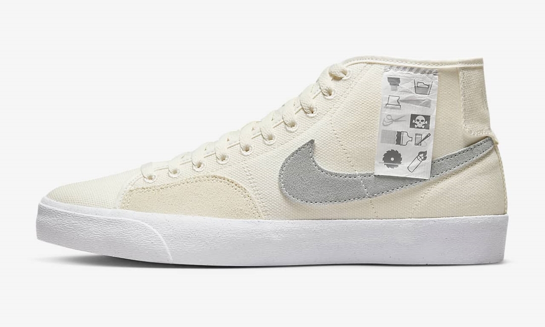 【国内 10/6 発売】ナイキ SB ブレーザー コート ミッド プレミアム “サミットホワイト” (NIKE SB BLAZER COURT MID PREMIUM “Summit White”) [DZ7635-110]