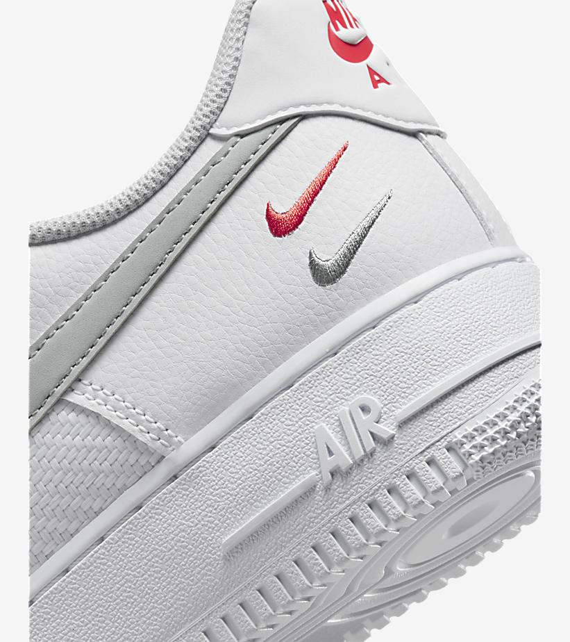 2022年 発売予定！ナイキ エア フォース 1 07 ロー “ホワイト/グレー/レッド” (NIKE AIR FORCE 1 07 LOW “White/Grey/Red”) [FD0666-100]