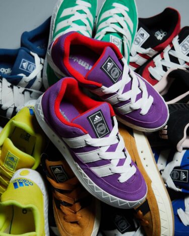 【国内 12/3 発売】atmos × adidas Originals ADIMATIC “Glory Purple” (アトモス アディダス オリジナルス アディマティック “グローリーパープル”) [GV6712]