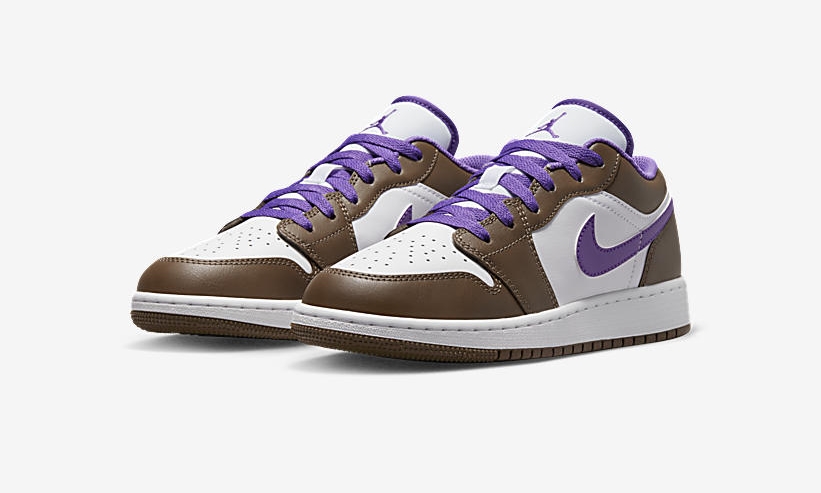 【国内 2/24 発売予定】ナイキ エア ジョーダン 1 ロー “パープル/モカ” (NIKE AIR JORDAN 1 LOW “Purple Mocha”) [553558-215/553560-215]