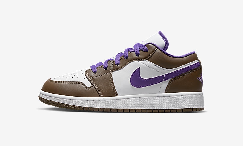 【国内 2/24 発売予定】ナイキ エア ジョーダン 1 ロー “パープル/モカ” (NIKE AIR JORDAN 1 LOW “Purple Mocha”) [553558-215/553560-215]