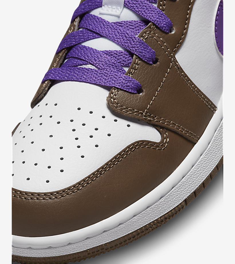 【国内 2/24 発売予定】ナイキ エア ジョーダン 1 ロー “パープル/モカ” (NIKE AIR JORDAN 1 LOW “Purple Mocha”) [553558-215/553560-215]