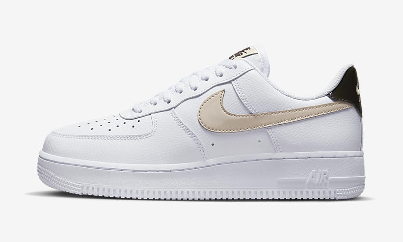 2022年 発売予定！ナイキ エア フォース 1 ロー “パテントスウッシュ/ホワイト” (NIKE AIR FORCE 1 LOW “Patent Swoosh/White”) [FD9873-100]