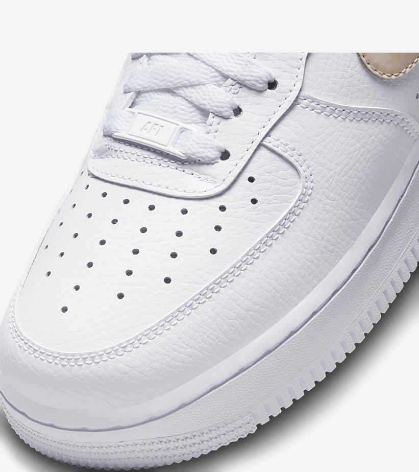 2022年 発売予定！ナイキ エア フォース 1 ロー “パテントスウッシュ/ホワイト” (NIKE AIR FORCE 1 LOW “Patent Swoosh/White”) [FD9873-100]