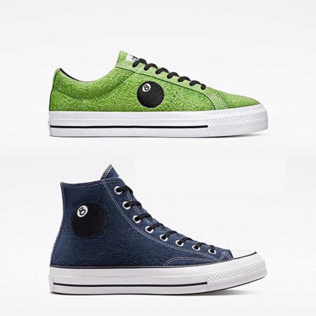 海外 11/4、11/15 発売！STUSSY x CONVERSE ONE STAR / ALL STAR CHUCK TAYLOR 70 “8 Ball” (ステューシー コンバース ワンスター/オールスター チャックテイラー 70 “8ボール”)