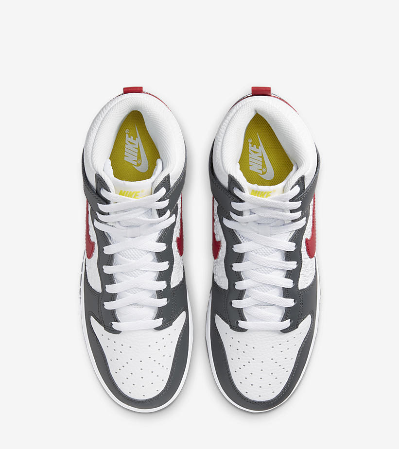 2022年 発売予定！ナイキ ダンク ハイ “フープスロゴ/ホワイト/グレー/レッド” (NIKE DUNK HIGH “Hoops Logo/White/Grey/Red”) [FD0668-001]