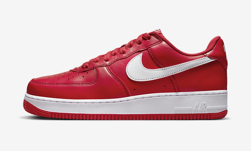 海外 1/12 発売予定！ナイキ エア フォース 1 ロー “ユニバーシティレッド/ホワイト” (NIKE AIR FORCE 1 LOW “University Red/White”) [FD7039-600]