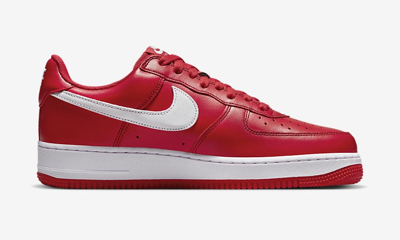 海外 1/12 発売予定！ナイキ エア フォース 1 ロー “ユニバーシティレッド/ホワイト” (NIKE AIR FORCE 1 LOW “University Red/White”) [FD7039-600]