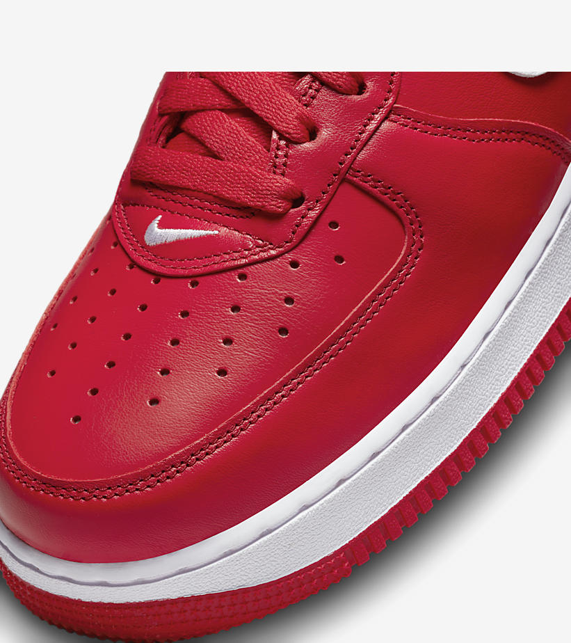 海外 1/12 発売予定！ナイキ エア フォース 1 ロー “ユニバーシティレッド/ホワイト” (NIKE AIR FORCE 1 LOW “University Red/White”) [FD7039-600]