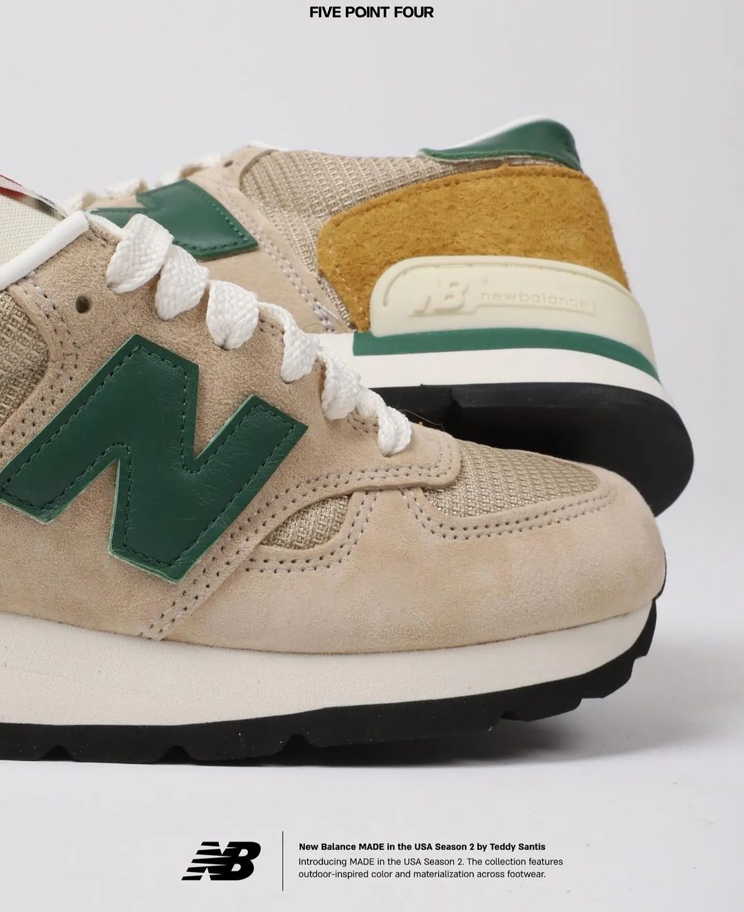 【国内 1/26 発売】New Balance M990 TG1 “Beige/Green” Made in USA (ニューバランス メイドインUSA)