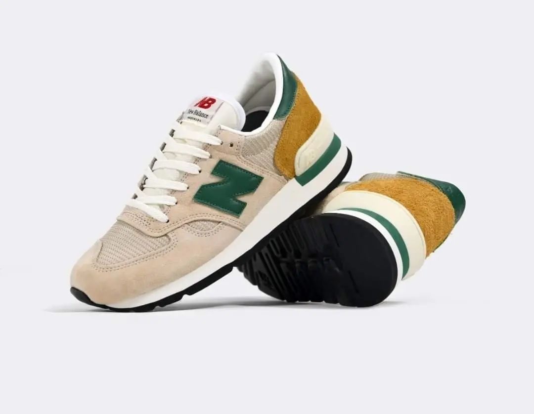 国内 1/26 発売】New Balance M990 TG1 “Beige/Green” Made in USA ...