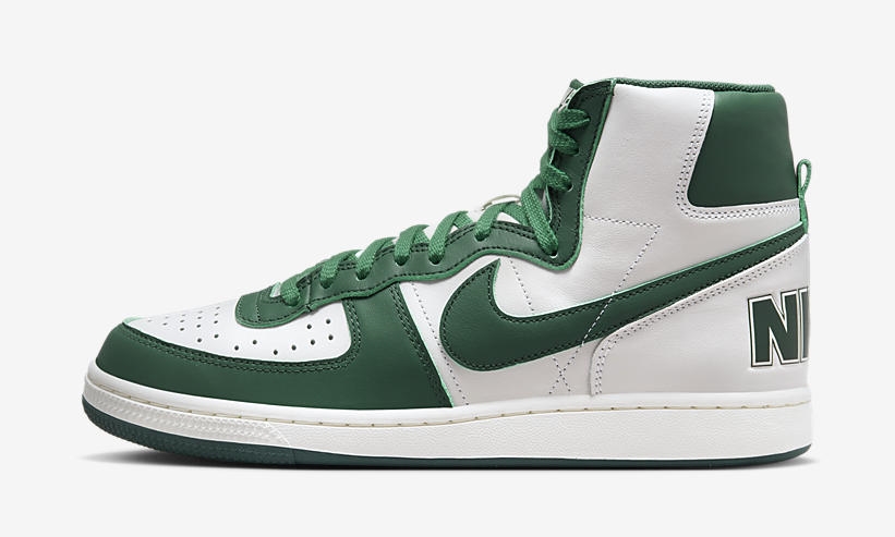 【国内 1/26 発売】ナイキ ターミネーター ハイ “スワン/ノーブルグリーン” (NIKE TERMINATOR HIGH “Swan/Noble Green”) [FD0650-100]