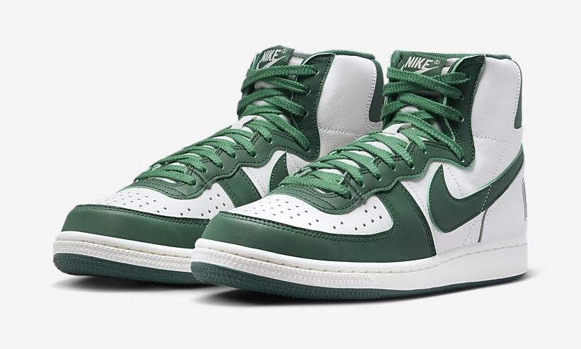 【国内 1/26 発売】ナイキ ターミネーター ハイ “スワン/ノーブルグリーン” (NIKE TERMINATOR HIGH “Swan/Noble Green”) [FD0650-100]