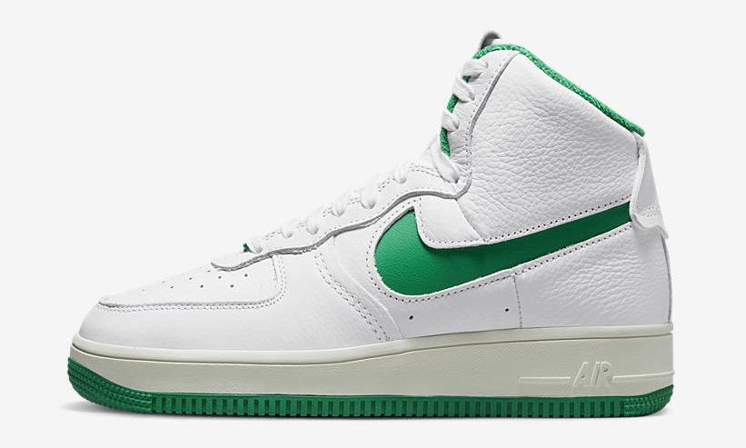 2022年 発売予定！ナイキ エア フォース 1 ハイ スカルプト “ホワイト/グリーン” (NIKE AIR FORCE 1 HIGH SCULPT “White/Green”) [DQ5007-100]