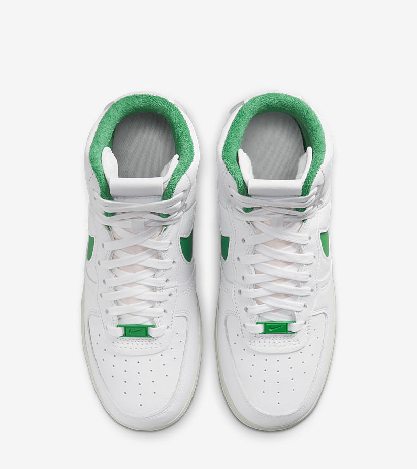 2022年 発売予定！ナイキ エア フォース 1 ハイ スカルプト “ホワイト/グリーン” (NIKE AIR FORCE 1 HIGH SCULPT “White/Green”) [DQ5007-100]