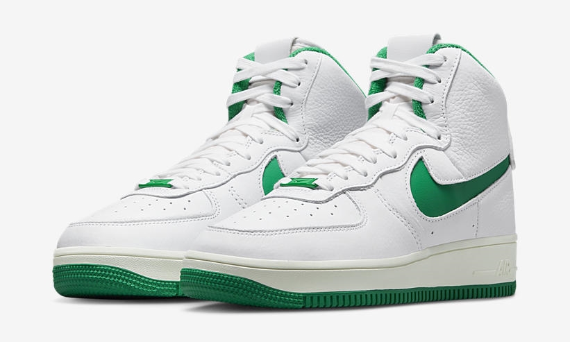 2022年 発売予定！ナイキ エア フォース 1 ハイ スカルプト “ホワイト/グリーン” (NIKE AIR FORCE 1 HIGH SCULPT “White/Green”) [DQ5007-100]