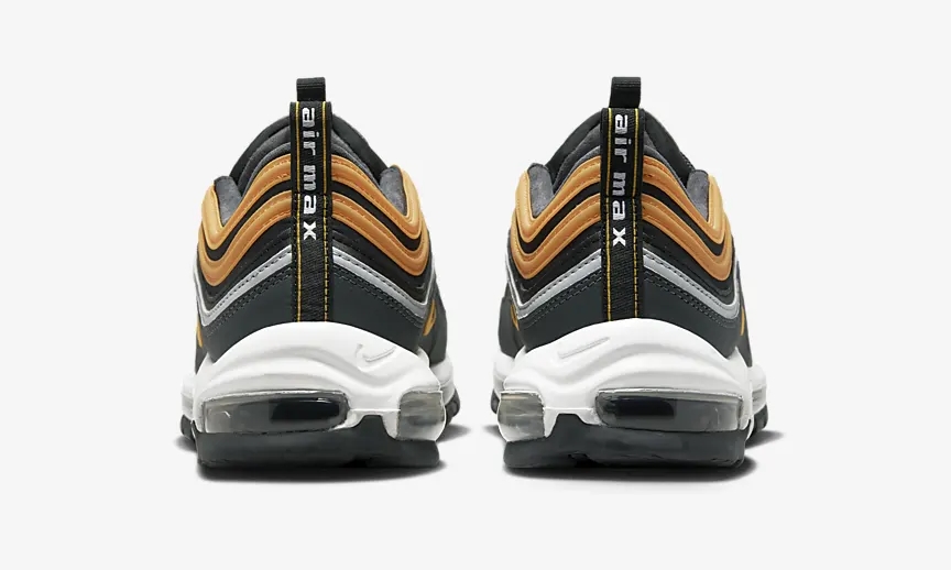 【国内 10/31 発売】ナイキ エア マックス 97 “ブラック/ユニバーシティゴールド” (NIKE AIR MAX 97 “Black/University Gold”) [DX0754-002]