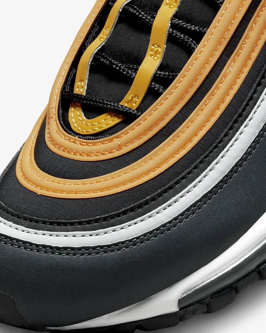 【国内 10/31 発売】ナイキ エア マックス 97 “ブラック/ユニバーシティゴールド” (NIKE AIR MAX 97 “Black/University Gold”) [DX0754-002]