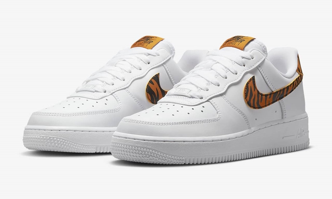 海外発売！ナイキ ウィメンズ エア フォース 1 07 ロー “ホワイト/ブラック/モナーク” (NIKE WMNS AIR FORCE 1 07 LOW “White/Black/Monarch”) [DD8959-108]