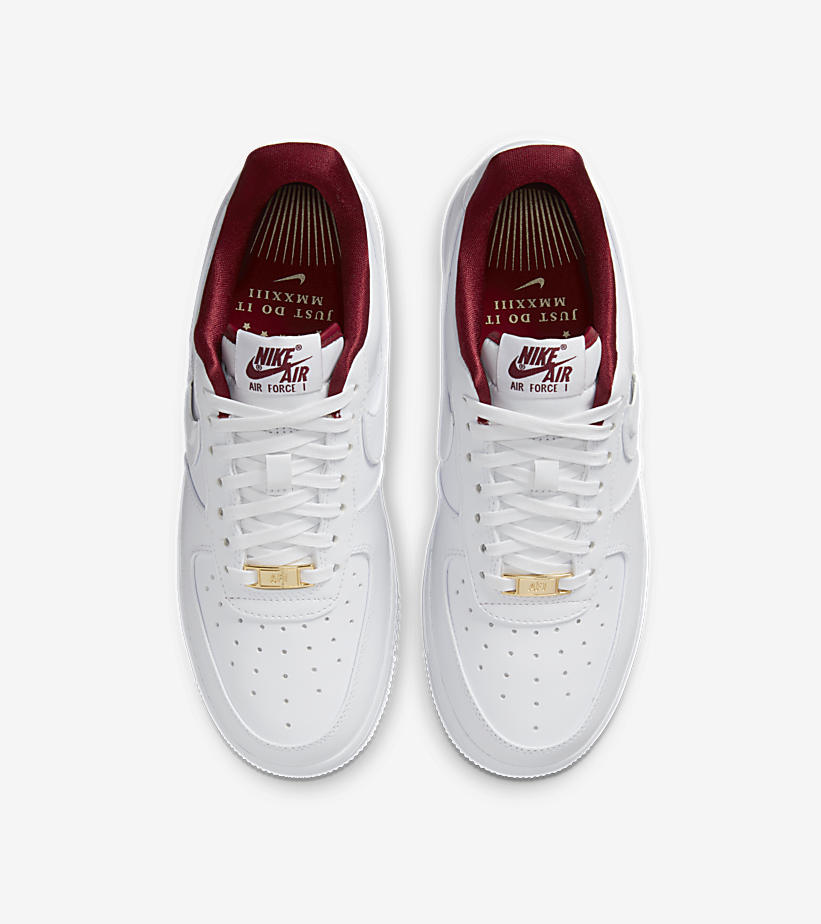 【国内 2/16、2/23 発売予定】ナイキ エア フォース 1 ロー “ジャストドゥイット/ホワイト/レッド” (NIKE AIR FORCE 1 LOW “Just Do It/White/Red”) [DV7584-100]