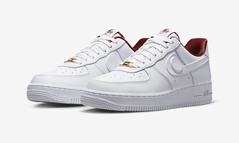 【国内 2/16、2/23 発売予定】ナイキ エア フォース 1 ロー “ジャストドゥイット/ホワイト/レッド” (NIKE AIR FORCE 1 LOW “Just Do It/White/Red”) [DV7584-100]