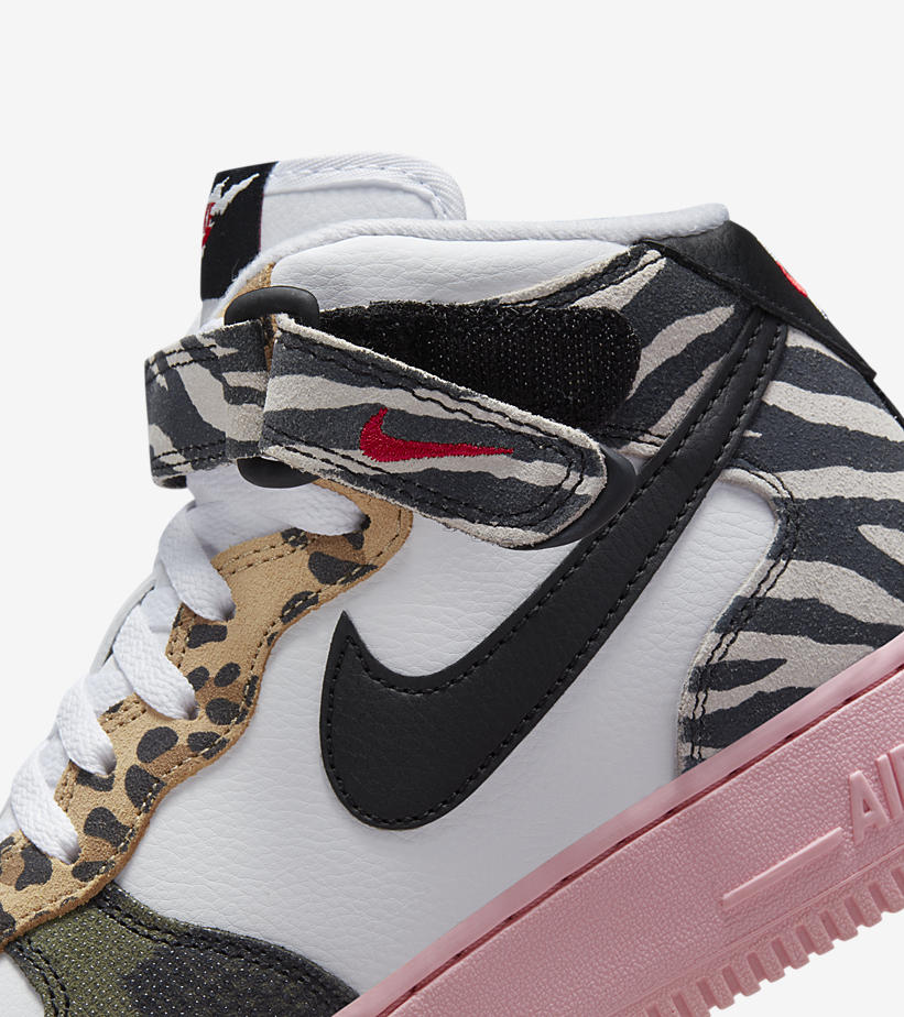 2022年 発売予定！ナイキ エア フォース 1 ミッド “アニマル/ホワイト/ブラック” (NIKE AIR FORCE 1 MID “Animal/White/Black”) [DZ4841-100]