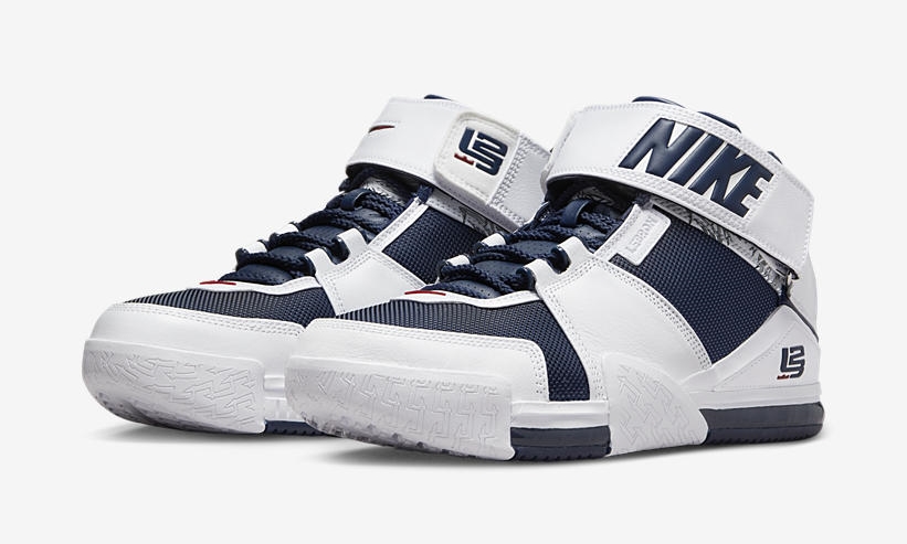 【国内 10/25 発売】ナイキ ズーム レブロン 2 “ユーエスエー/ミッドナイトネイビー” (NIKE ZOOM LEBRON II “USA/Midnight Navy”) [DR0826-100]