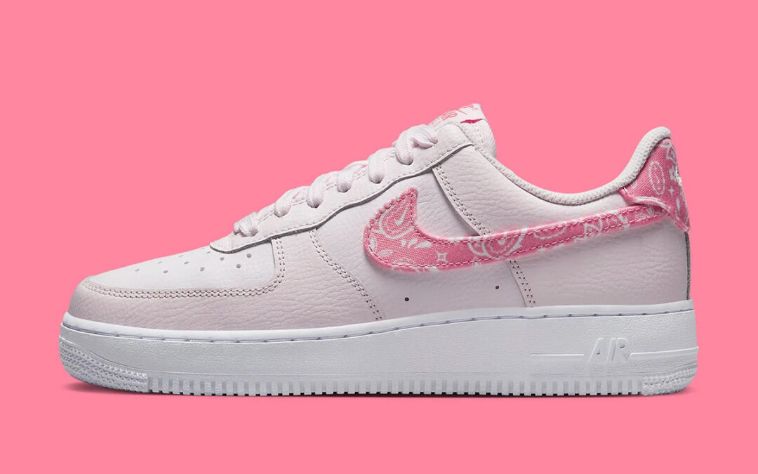 【国内 2/7、2/9 発売】ナイキ エア フォース 1 07 ロー “ピンクペイズリー” (NIKE AIR FORCE 1 07 LOW “Pink Paisley”) [FD1448-664]