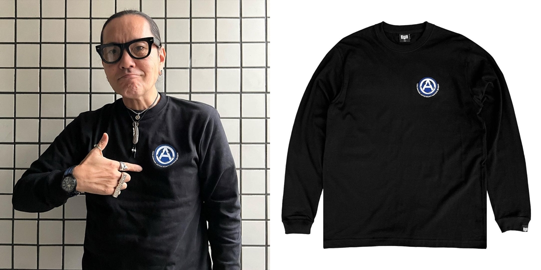 BOUNTY HUNTER × VERDY “ANARCHY & PEACE3” BLACK/BLUE L/S Teeが東京/仙台限定で10/14 発売 (バウンティーハンター ヴェルディ)