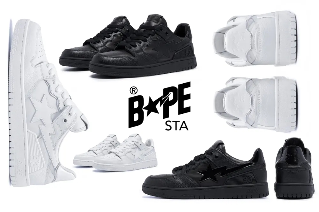 クラシックなカラーリングの A BATHING APE BAPE STA SK8 STA が10/21、10/22 発売 (ア ベイシング エイプ)