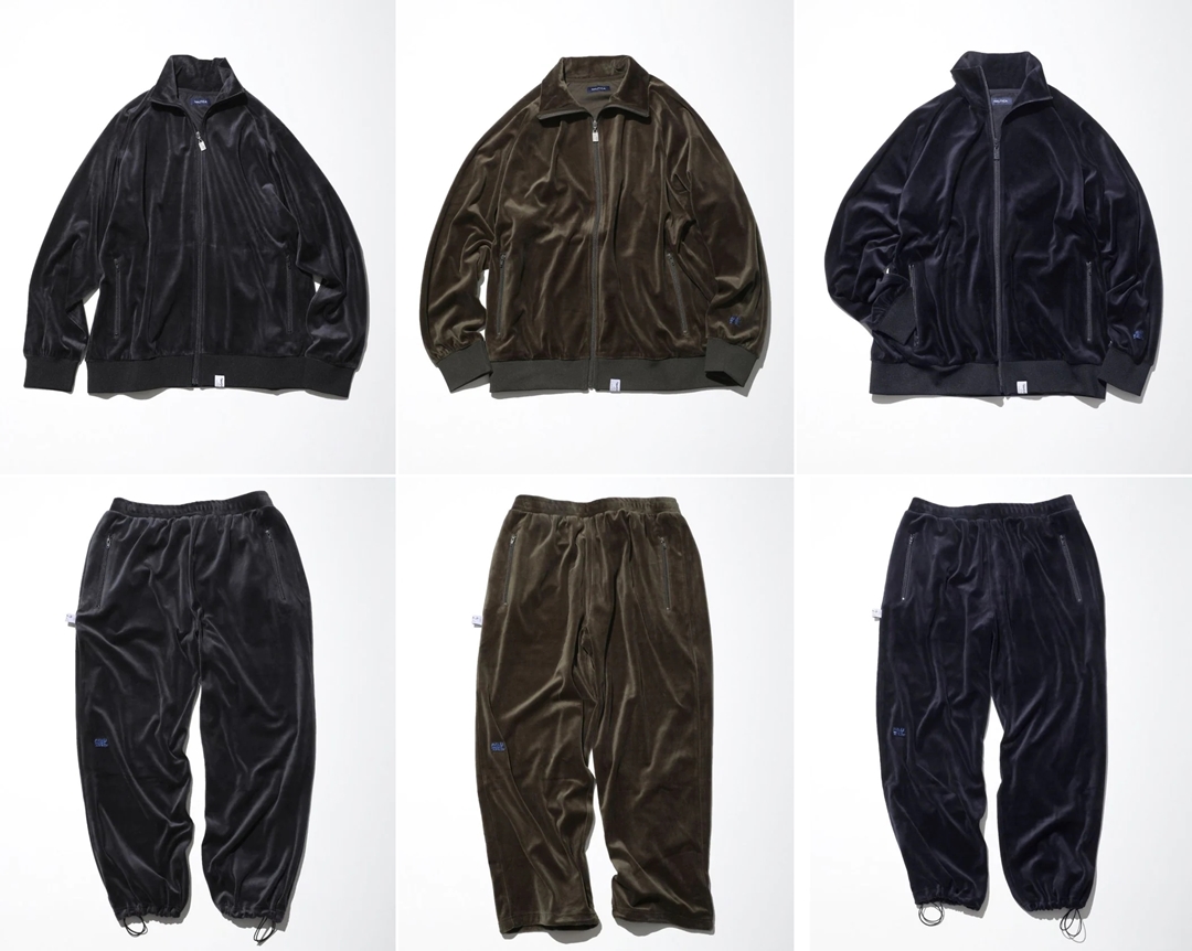 “Velour Track Jacket/Pants”がスタイリストの長谷川昭雄氏のディレクションのもとにリスタートした「NAUTICA/ノーティカ」から発売