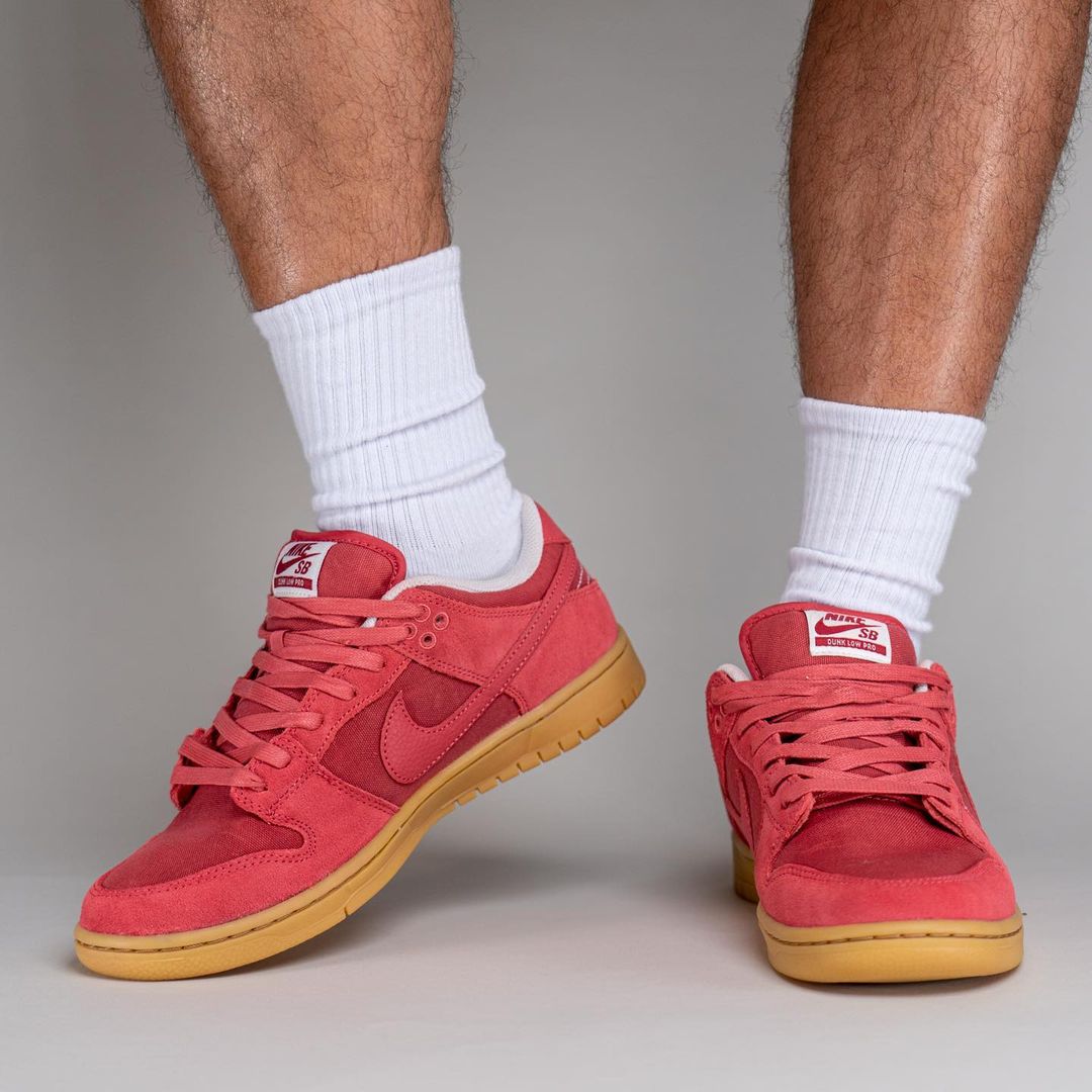 【国内 1/19 発売】ナイキ SB ダンク ロー プロ “アドビレッド/ガム” (NIKE SB DUNK LOW PRO “Adobe Red/Gum”) [DV5429-600]