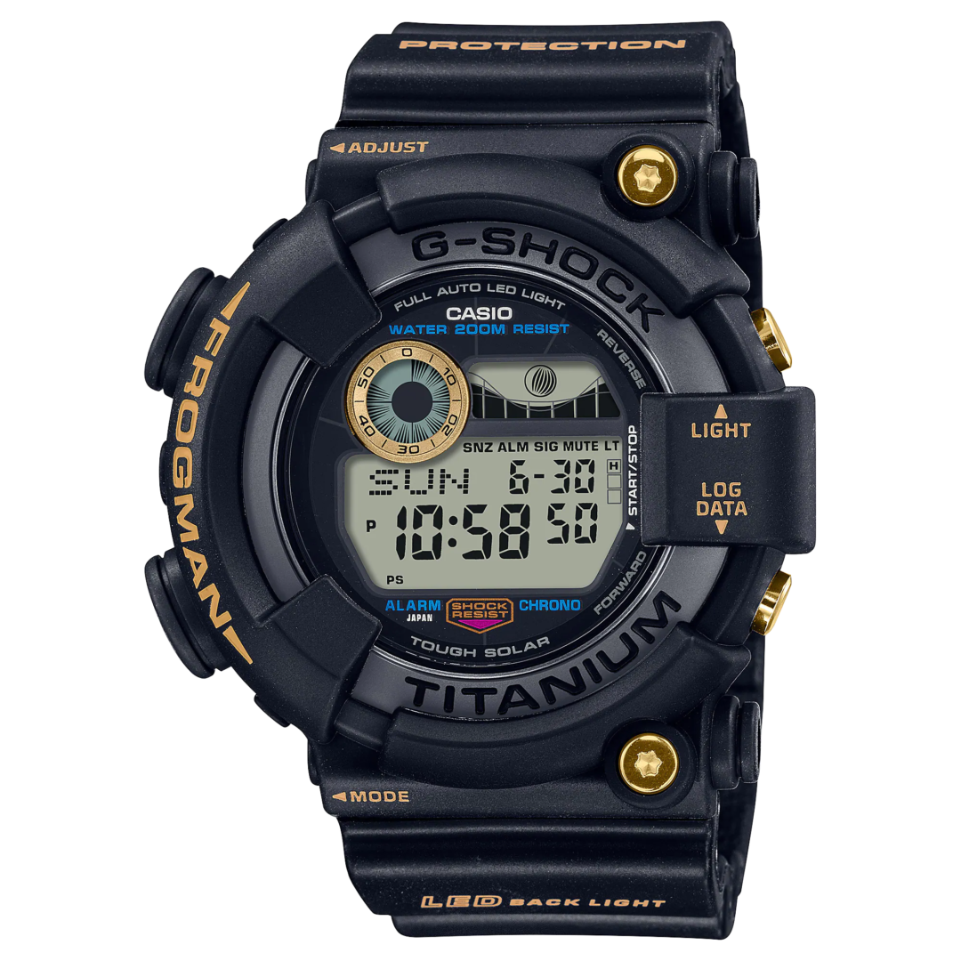 G-SHOCK「FROGMAN/フロッグマン」の30周年を記念し、二代目FROGMAN DW-8200を復刻したスペシャルモデル「GW-8230B-9AJR」が登場 (Gショック ジーショック)