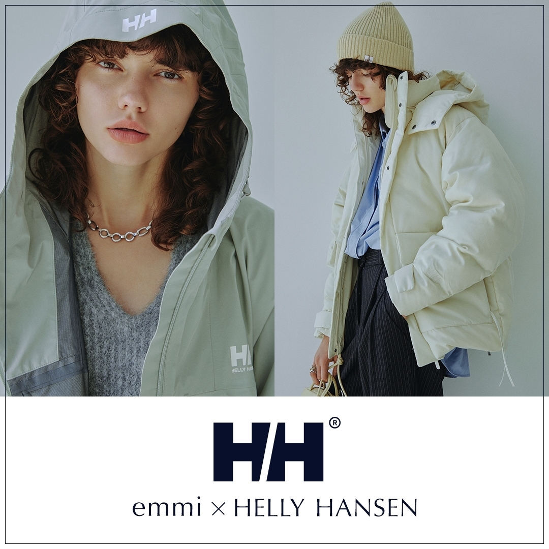 HELLY HANSEN × emmi コラボ第3弾！アウターコレクションが10/19 発売 (ヘリーハンセン エミ)