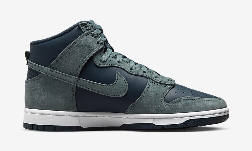 【国内 12/7 発売】ナイキ ダンク ハイ “ミネラルグリーン/アーモリーネイビー” (NIKE DUNK HIGH “Mineral Slate/Armory Navy”) [DQ7679-400]