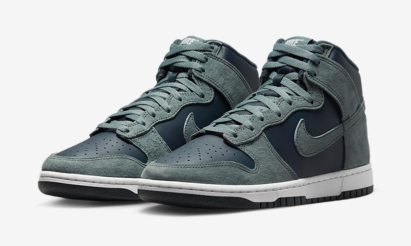 【国内 12/7 発売】ナイキ ダンク ハイ “ミネラルグリーン/アーモリーネイビー” (NIKE DUNK HIGH “Mineral Slate/Armory Navy”) [DQ7679-400]