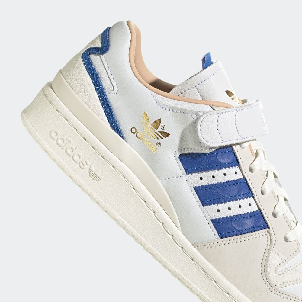 【発売予定】adidas Originals FORUM LOW 84 “White/Blue/Gold” (アディダス オリジナルス フォーラム ロー 84 “ホワイト/ブルー/ゴールドメタリック”) [GZ1893]