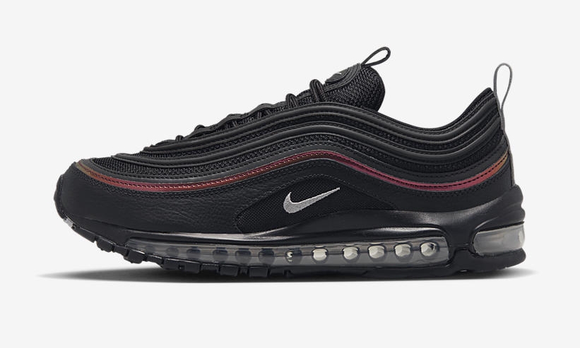 2022年 発売予定！ナイキ エア マックス 97 “ブラック/ウルフグレー/ピカンテレッド” (NIKE AIR MAX 97 “Black/Wolf Grey/Picante Red”) [FD0655-001]