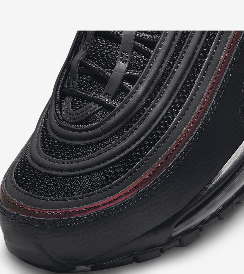 2022年 発売予定！ナイキ エア マックス 97 “ブラック/ウルフグレー/ピカンテレッド” (NIKE AIR MAX 97 “Black/Wolf Grey/Picante Red”) [FD0655-001]