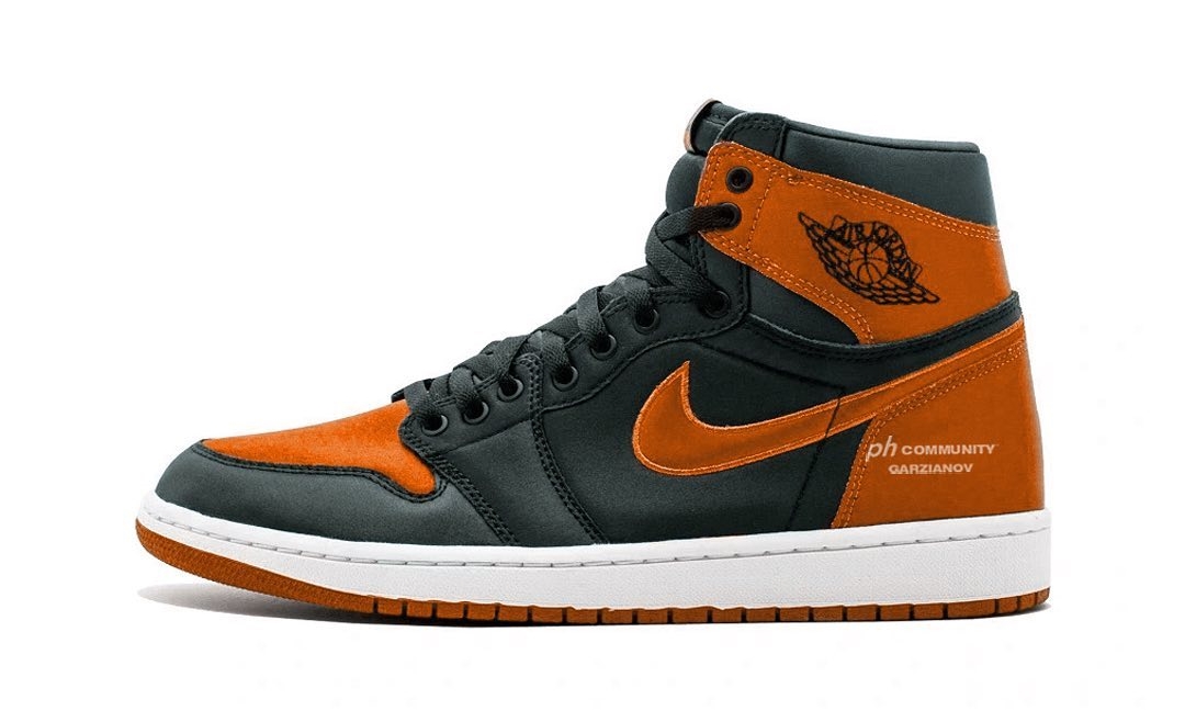 【サンプル】ナイキ エア ジョーダン 1 “サテン シャッタード バックボード” ブラック (NIKE AIR JORDAN 1 ”Satin Shattered Backboard” Black)