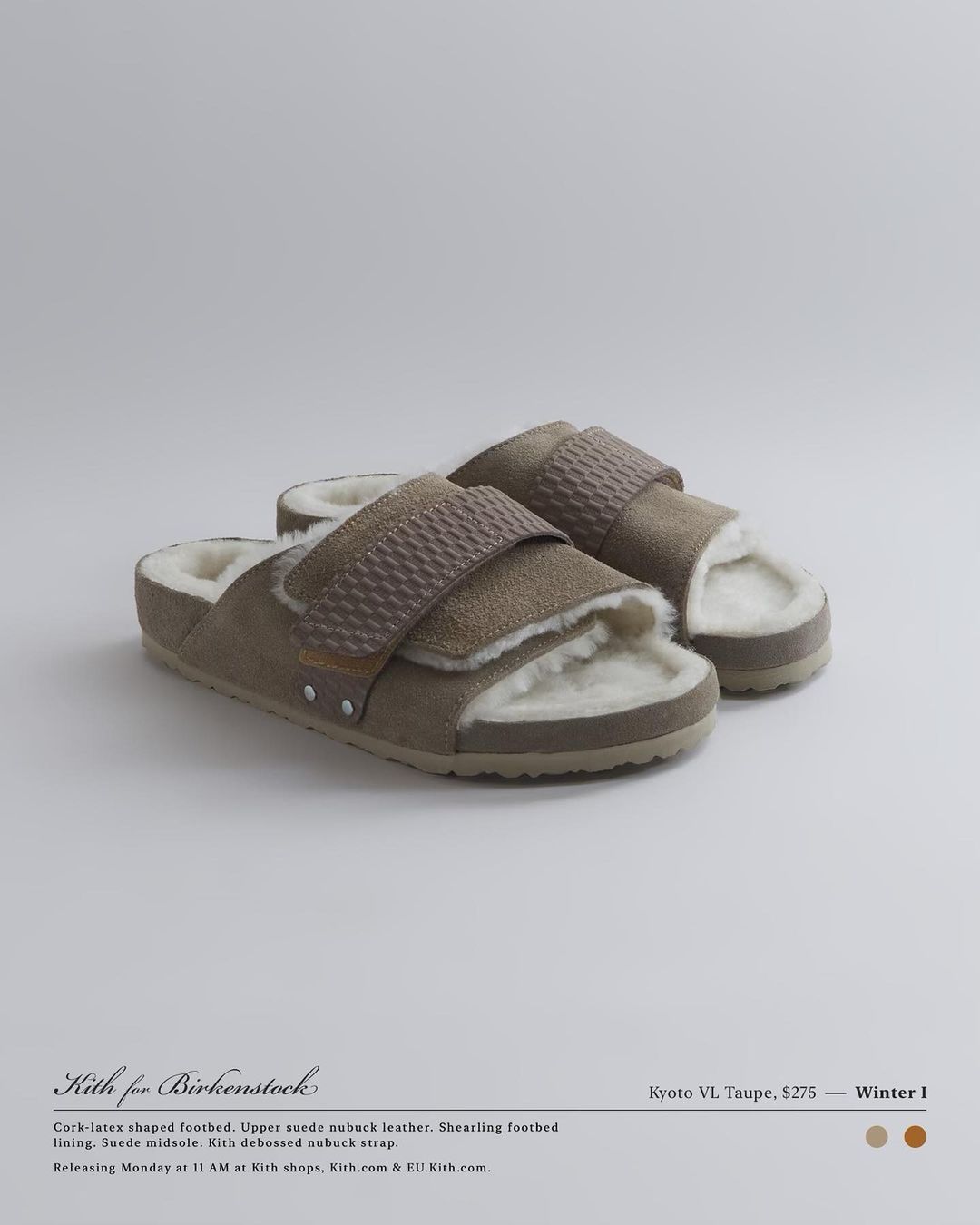 【Kith Winter for Birkenstock】KITH MONDAY PROGRAM 2022年 10/24 発売 (キス ビルケンシュトック)