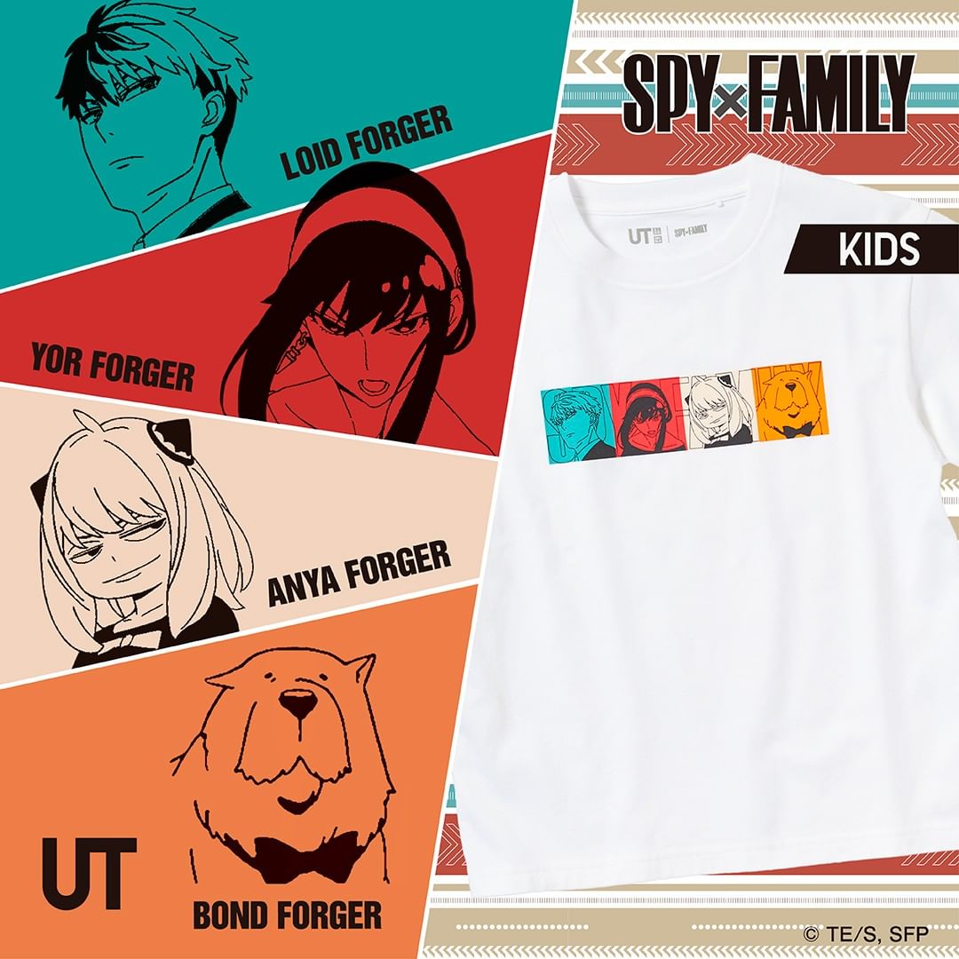 SPY×FAMILY/UNIQLO UT コラボ第2弾が11/11 発売 (スパイファミリー ユニクロ)