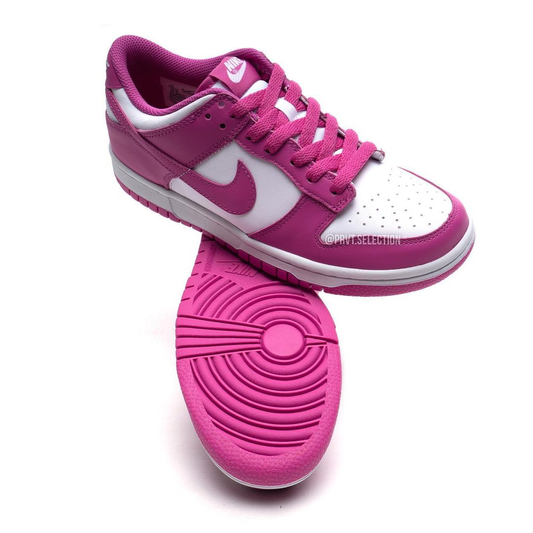 海外 3/16 発売予定！ナイキ GS ダンク ロー “ホワイト/アクティブフーシャ” (NIKE GS DUNK LOW “White/Active Fuchsia”) [FJ0704-100]