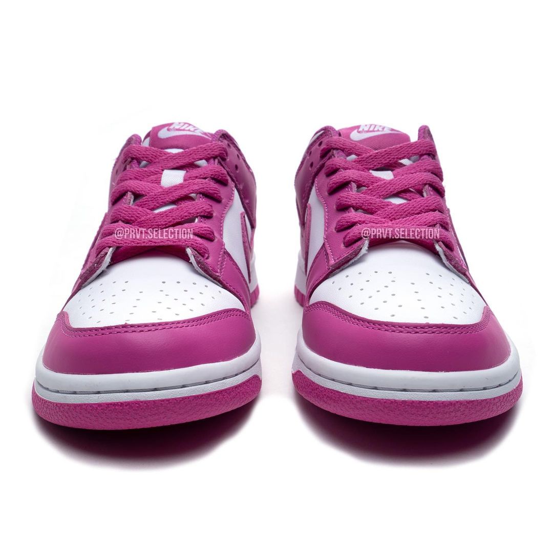 海外 3/16 発売予定！ナイキ GS ダンク ロー “ホワイト/アクティブフーシャ” (NIKE GS DUNK LOW “White/Active Fuchsia”) [FJ0704-100]