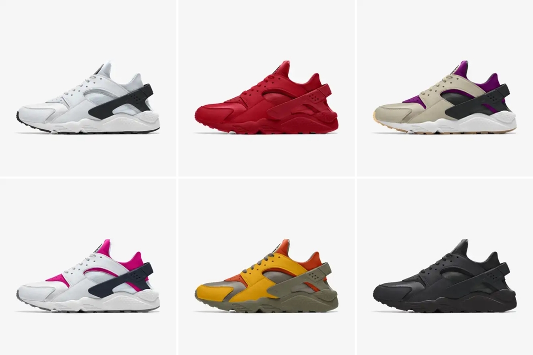 【NIKE BY YOU】バーシティスタイルをイメージした豊富なオプションからカラーを選択！ナイキ エア ハラチ (NIKE AIR HUARACHE) [FD9781-900/FD9782-900]