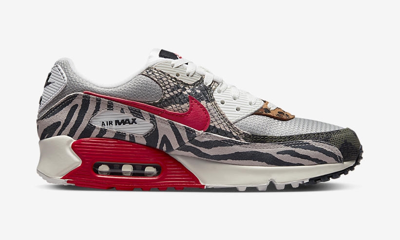 2022年 発売予定！ナイキ エア マックス 90 “アニマル/グレー/レッド” (NIKE AIR MAX 90 “Animal/Grey/Red”) [DZ4839-001]