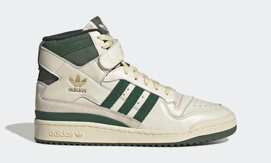 【発売中】adidas Originals FORUM 84 HI “Off White/Team Dark Green” (アディダス オリジナルス フォーラム 84 ハイ “オフホワイト/チームダークグリーン”) [GW2203]