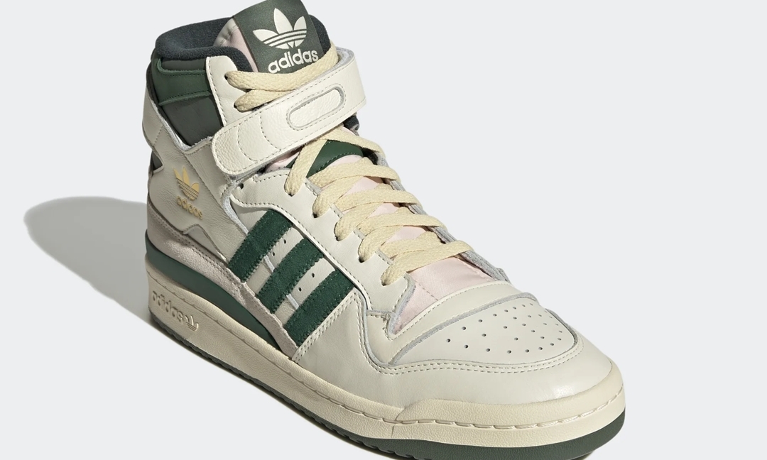 【発売中】adidas Originals FORUM 84 HI “Off White/Team Dark Green” (アディダス オリジナルス フォーラム 84 ハイ “オフホワイト/チームダークグリーン”) [GW2203]