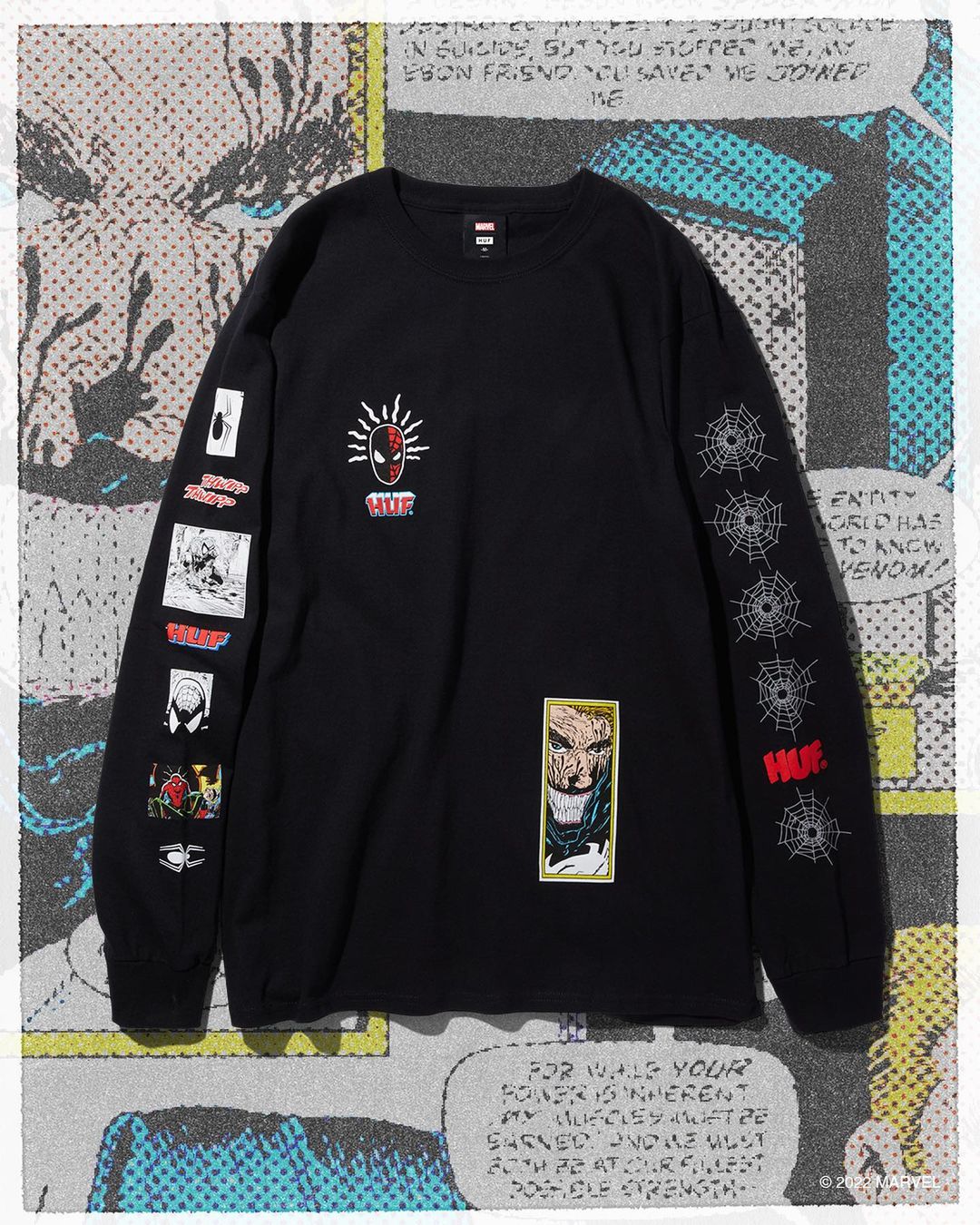 HUF × MARVEL 「SPIDERMAN COLLECTION」が国内 11/26 発売 (ハフ マーベル スパイダーマン コレクション)